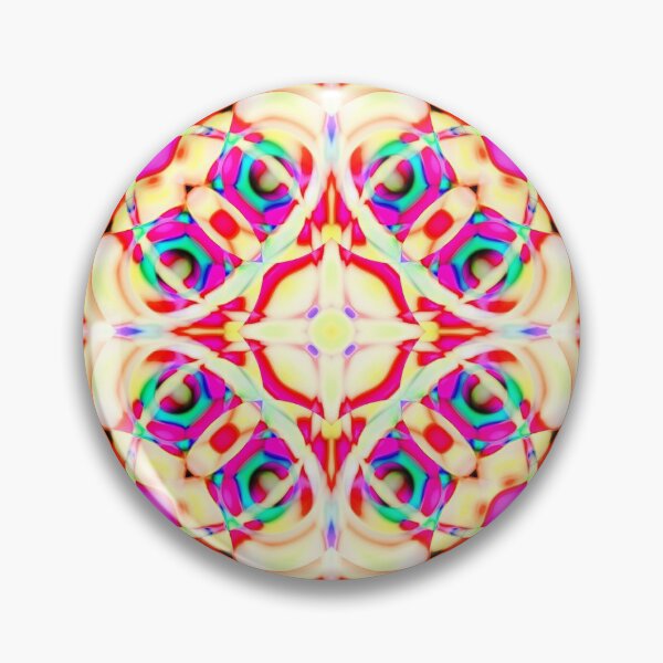 Item preview, Floral Fractal Stained Glass Mandala designed and sold by EdwardBlackRose.
