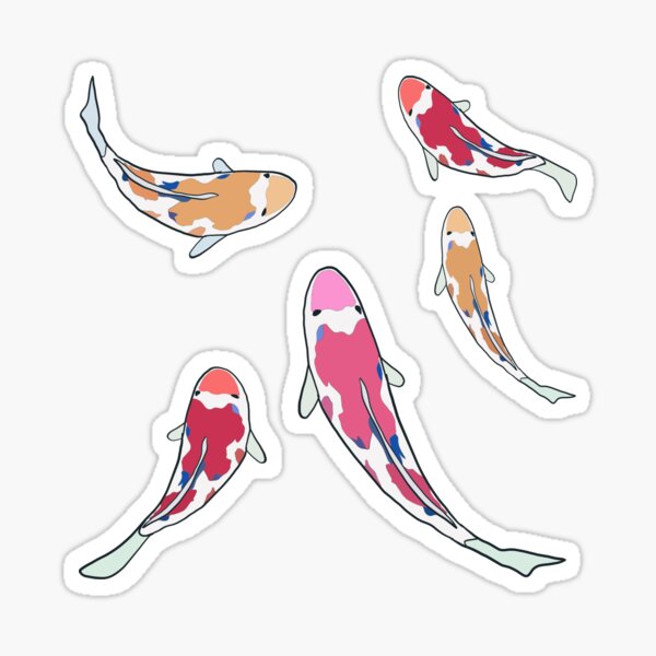 Koi Fishes  Sticker
