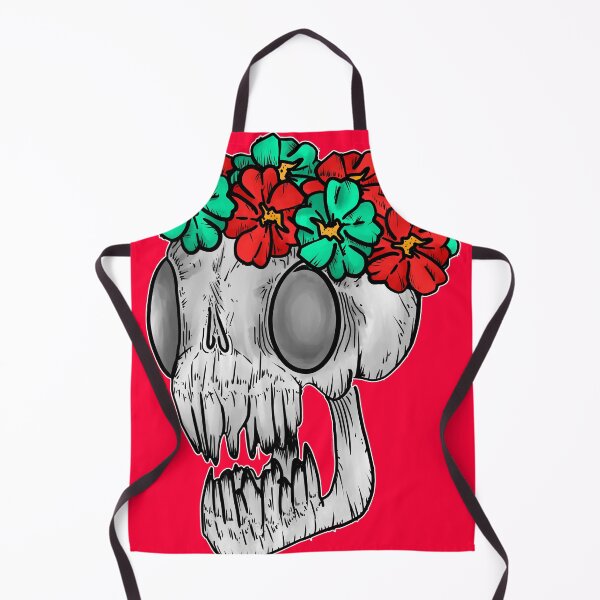 Item preview, Flower Skull designed and sold by TheBeardedCat.