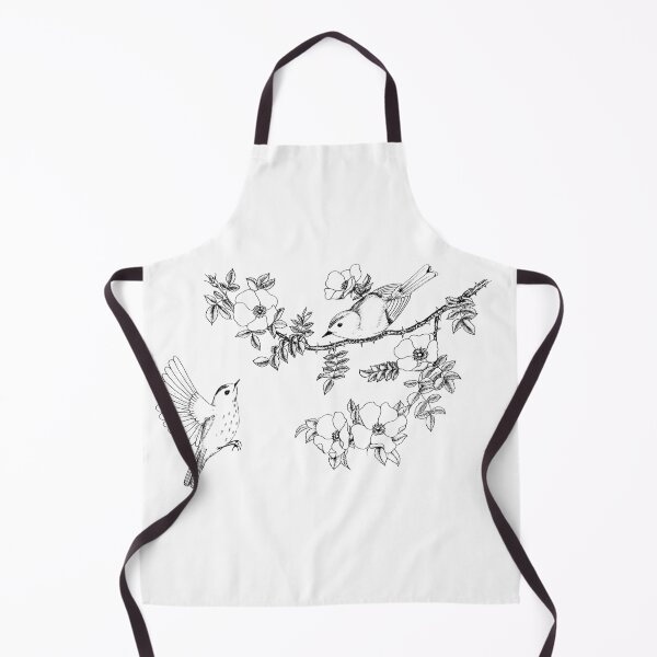 Item preview, Little birds in the branches of the wild rose designed and sold by Olga Shashok.