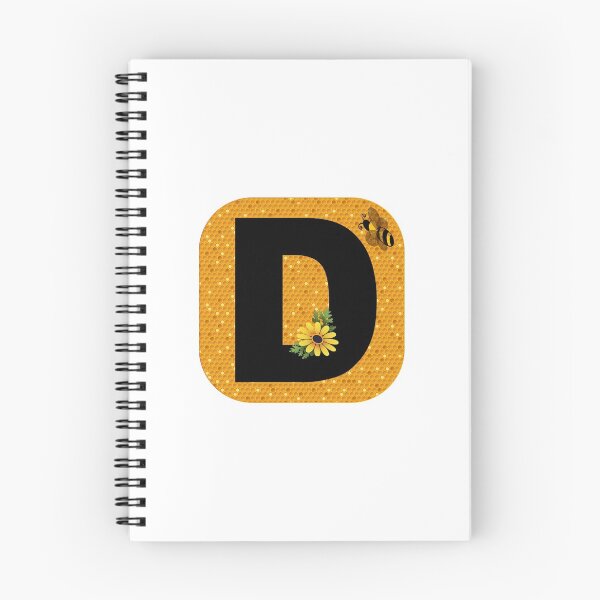 Item preview, Alphabet D Honeycomb Bee designed and sold by Fas Designs.