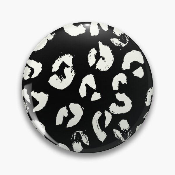 Item preview, Black and White Handmade Leopard Texture designed and sold by Carolina Diaz.