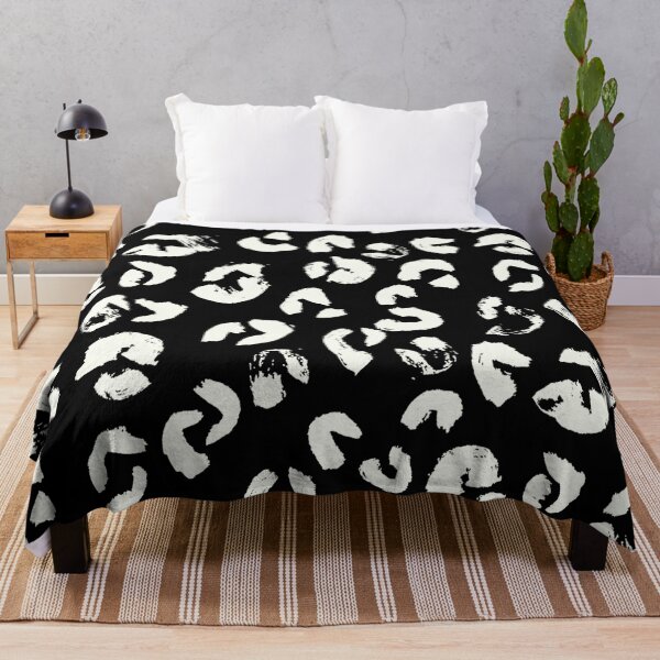 Item preview, Black and White Handmade Leopard Texture designed and sold by Carolina Diaz.
