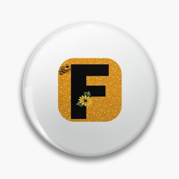 Item preview, Alphabet F Honeycomb Bee designed and sold by Fas Designs.