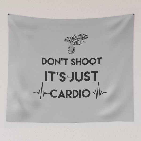 Item preview, Don't Shoot it's JUST Cardio  designed and sold by King Of Skies.