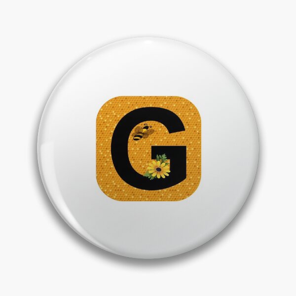 Item preview, Alphabet G Honeycomb Bee designed and sold by Fas Designs.