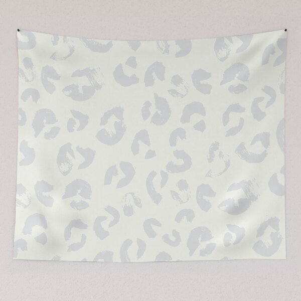 Item preview, Light Gray Handmade Leopard Texture Inverted designed and sold by Carolina Diaz.