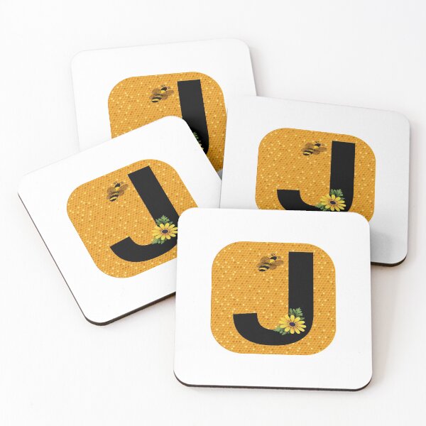 Item preview, Alphabet J Honeycomb Bee designed and sold by Fas Designs.