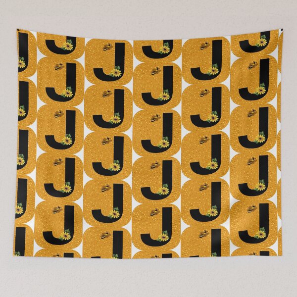Item preview, Alphabet J Honeycomb Bee designed and sold by Fas Designs.