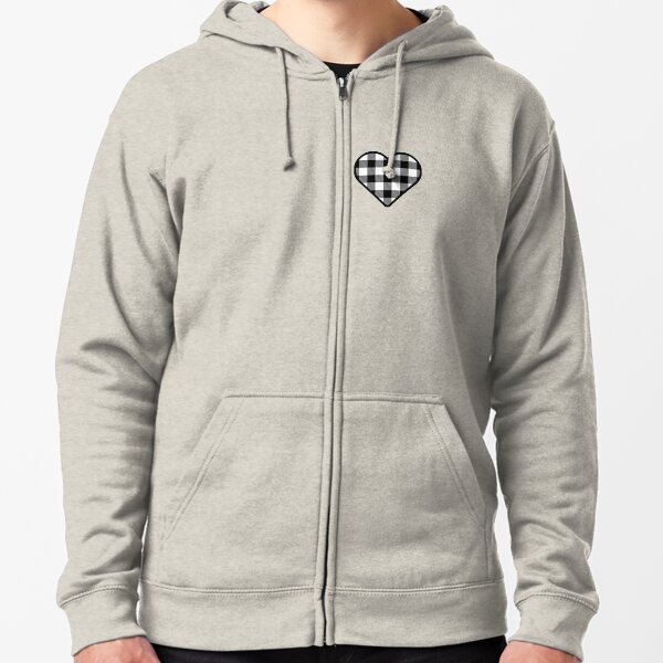 Lumberjack - White/Black Zipped Hoodie