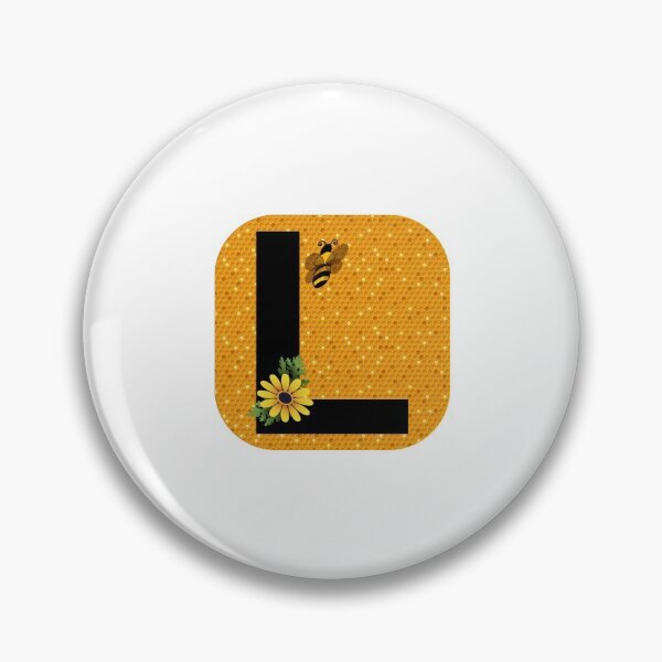 Item preview, Alphabet L Honeycomb Bee designed and sold by Fas Designs.
