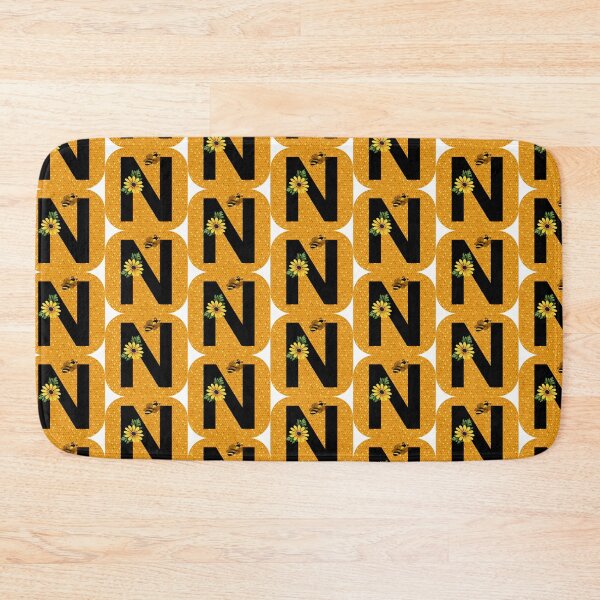 Item preview, Alphabet N Honeycomb Bee designed and sold by Fas Designs.