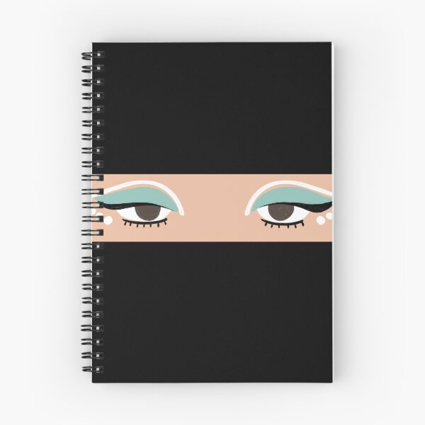 Item preview, The modern and elegant cateye in brown eyes and teal eyeshadow  designed and sold by Nathsmo.