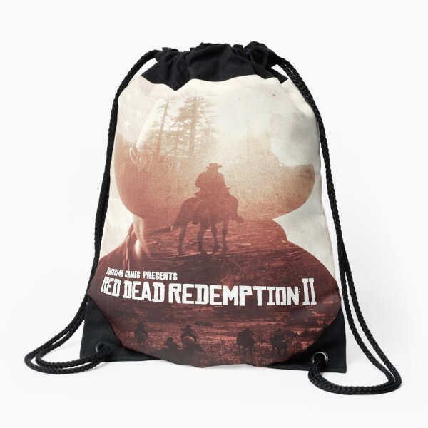 Red Dead Redemption Drawstring Bags Redbubble - roblox rd2