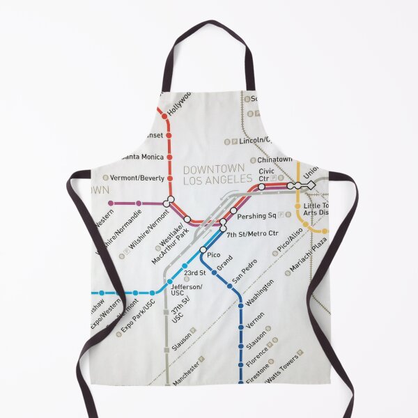 Item preview, LA Metro map designed and sold by Poptopia.