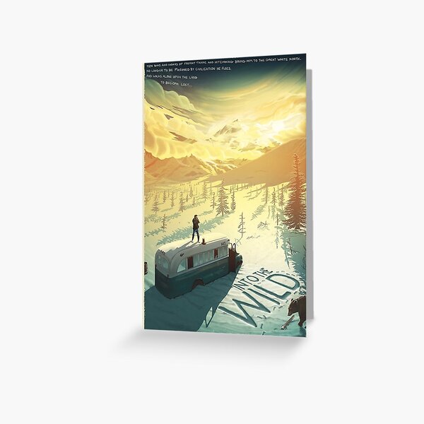 Into the wild Greeting Card