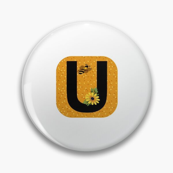 Item preview, Alphabet U Honeycomb Bee designed and sold by Fas Designs.
