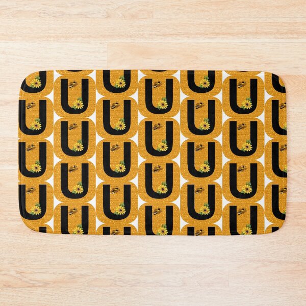Item preview, Alphabet U Honeycomb Bee designed and sold by Fas Designs.