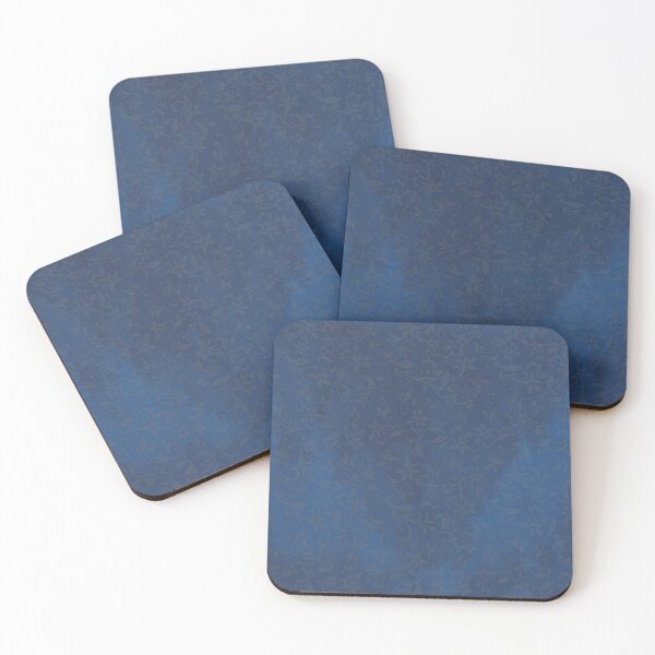 Item preview, Abstract Floral on Blue Stains Background designed and sold by Gerson Ramos.