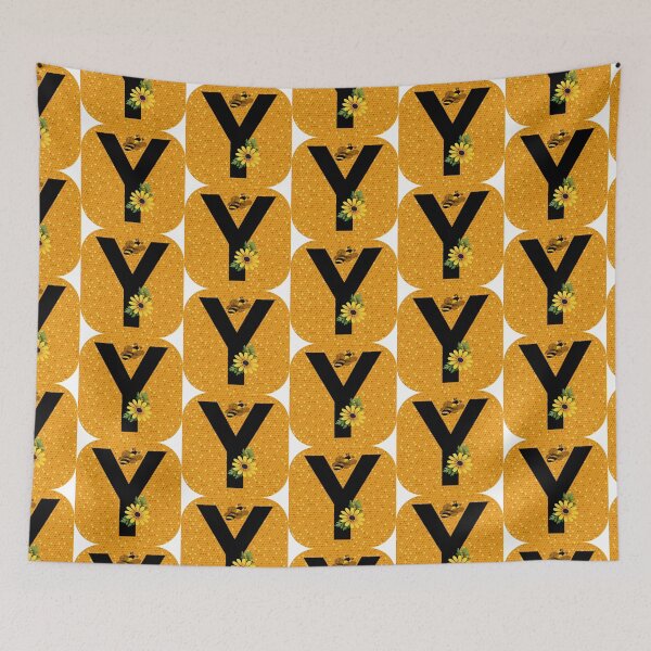 Item preview, Alphabet Y Honeycomb Bee designed and sold by Fas Designs.