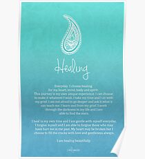 Affirmation ~ Healing Poster