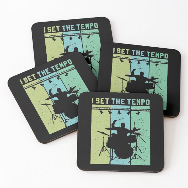 Item preview, Retro Vintage I Set The Tempo Gift for Drummers Percussion designed and sold by jcorres.