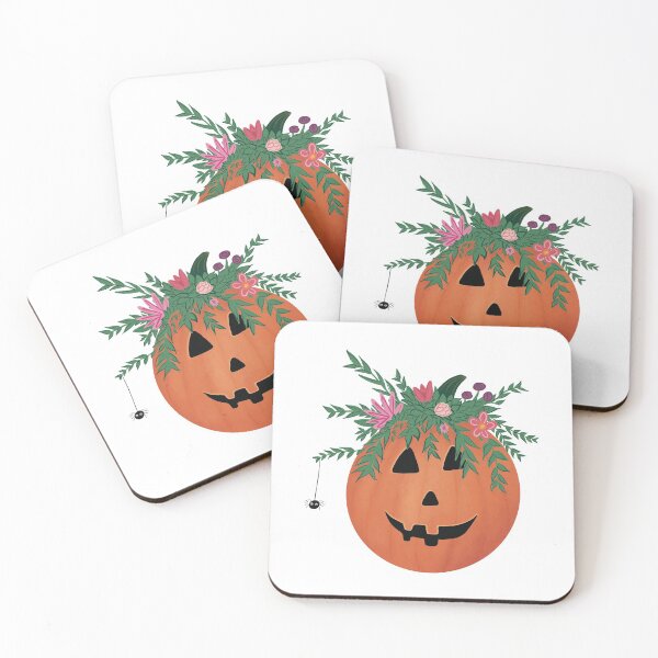 Item preview, Pumpkin with flowers designed and sold by PixelCookieDsgn.