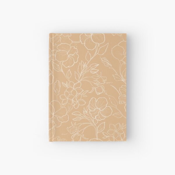 Yellow Tropical Flowers Hardcover Journal