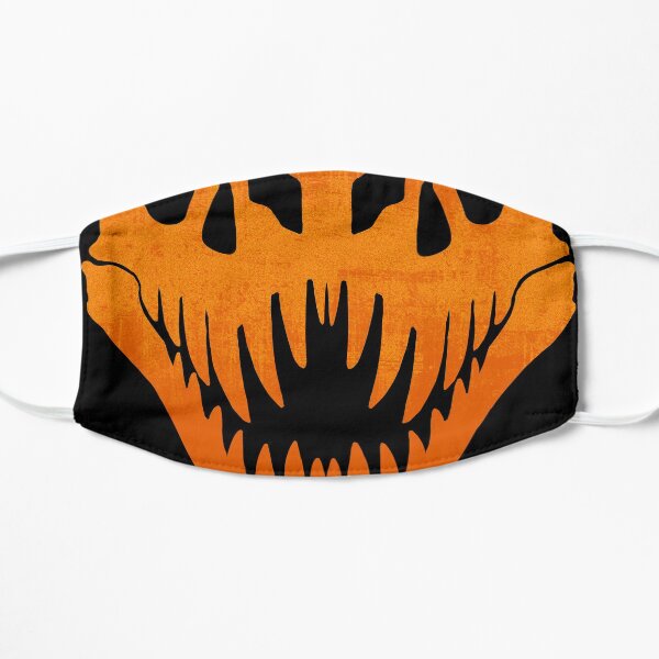 Skull Series: Halloween Orange Flat Mask