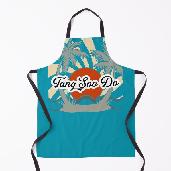 Item preview, Tang Soo Do Beach T-Shirt, Retro, Red Sun and Palm Trees designed and sold by Polishthestone.