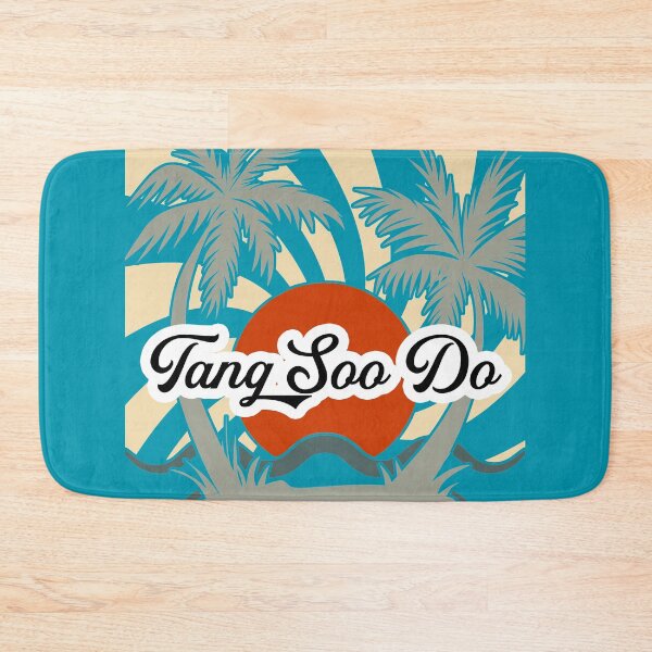 Item preview, Tang Soo Do Beach T-Shirt, Retro, Red Sun and Palm Trees designed and sold by Polishthestone.