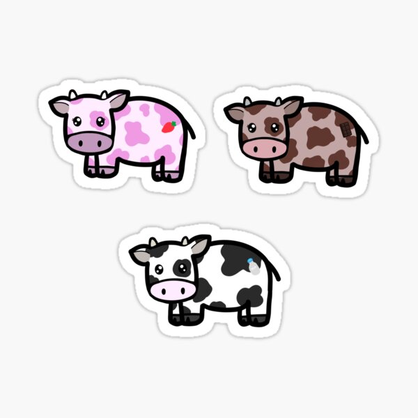 Cute Variety Cow Sticker