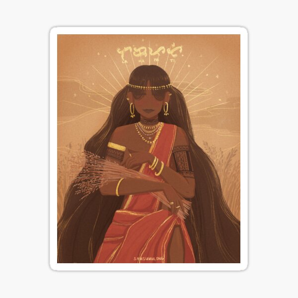 Lakapati | Hermaphrodite Goddess of Fertility and Agriculture Sticker