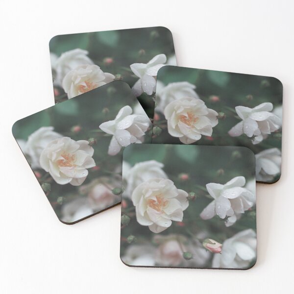 Item preview, White Roses and Raindrops designed and sold by LaPetiteStudio.