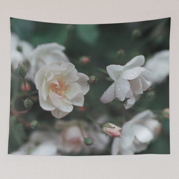 Item preview, White Roses and Raindrops designed and sold by LaPetiteStudio.