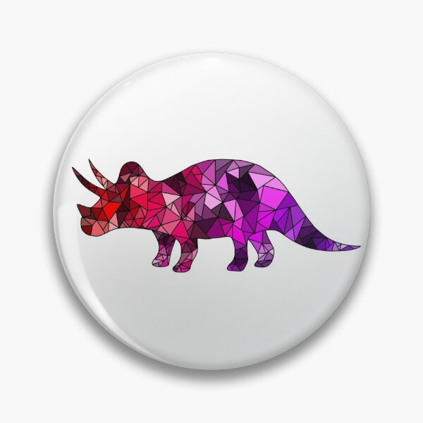 Item preview, Geometric Triceratop Dino designed and sold by RainyDayArts.