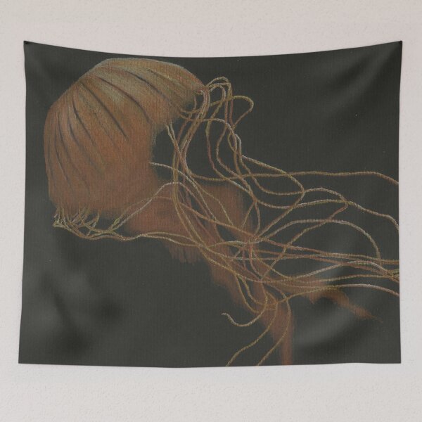 Item preview, Majestic Jellyfish Drawing designed and sold by jjomally1.