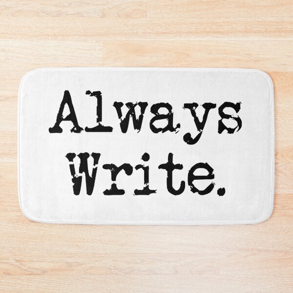 Item preview, Always Write in Black Type designed and sold by TeaRoseWriter.