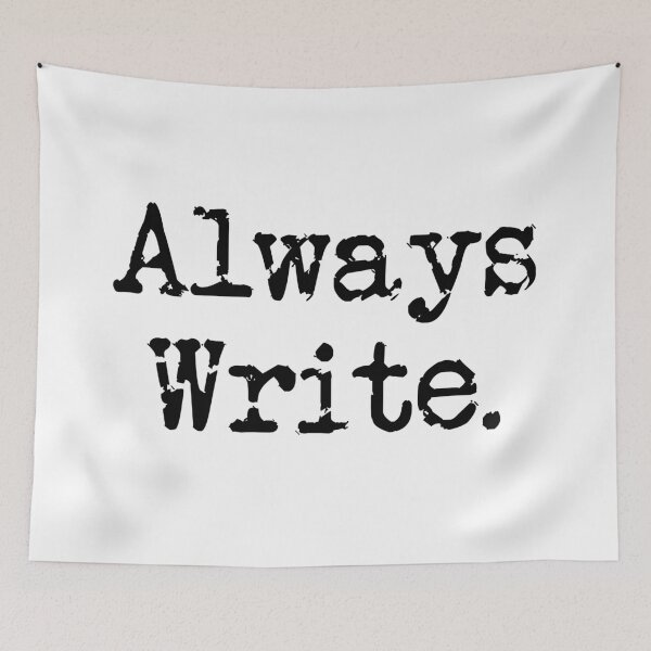 Item preview, Always Write in Black Type designed and sold by TeaRoseWriter.