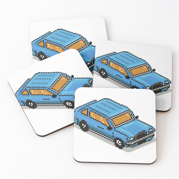 Item preview, Pixel Blue Car designed and sold by freedom4life.