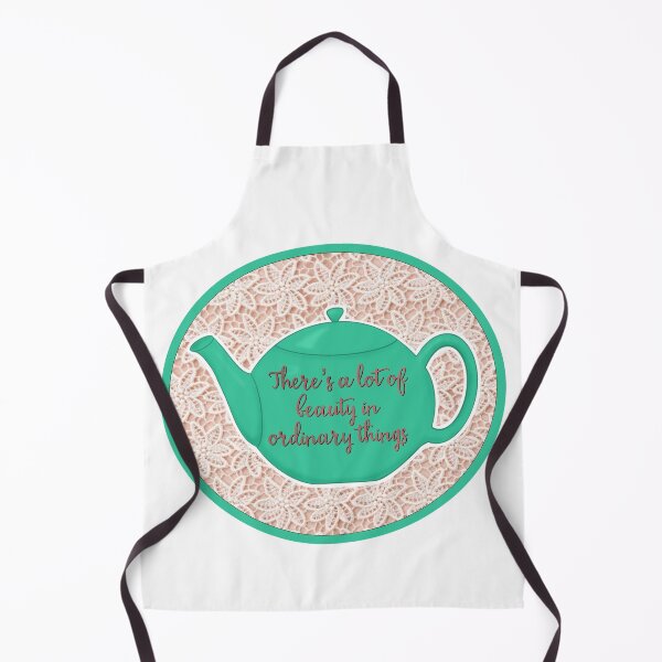 Item preview, There’s a Lot of Beauty in Ordinary Things Teal Teapot designed and sold by IlloriaChelsea.
