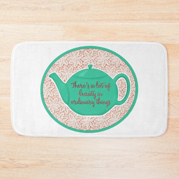 Item preview, There’s a Lot of Beauty in Ordinary Things Teal Teapot designed and sold by IlloriaChelsea.