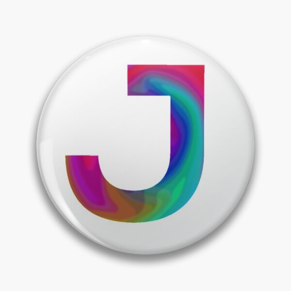 Item preview, Psychedelic Letter J Initial  designed and sold by crgart.
