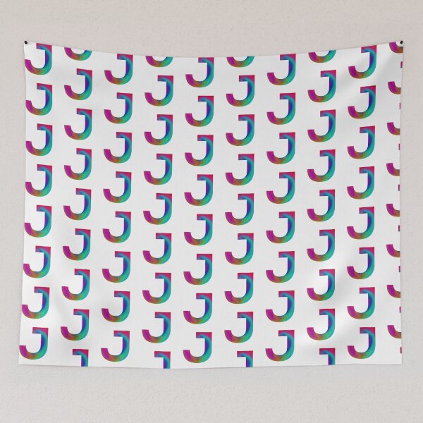 Item preview, Psychedelic Letter J Initial  designed and sold by crgart.