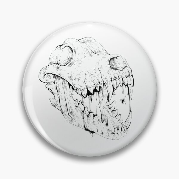 Item preview, The Dripping Wolf Skull designed and sold by NotSoMeloncholy.