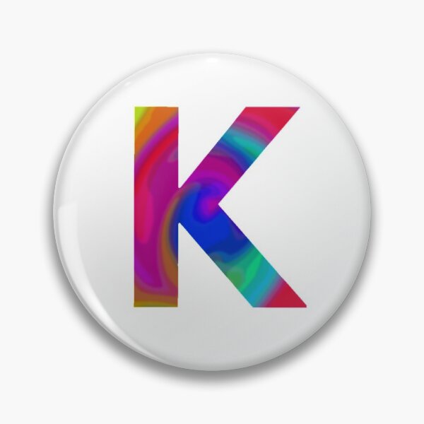 Item preview, Psychedelic Letter K designed and sold by crgart.