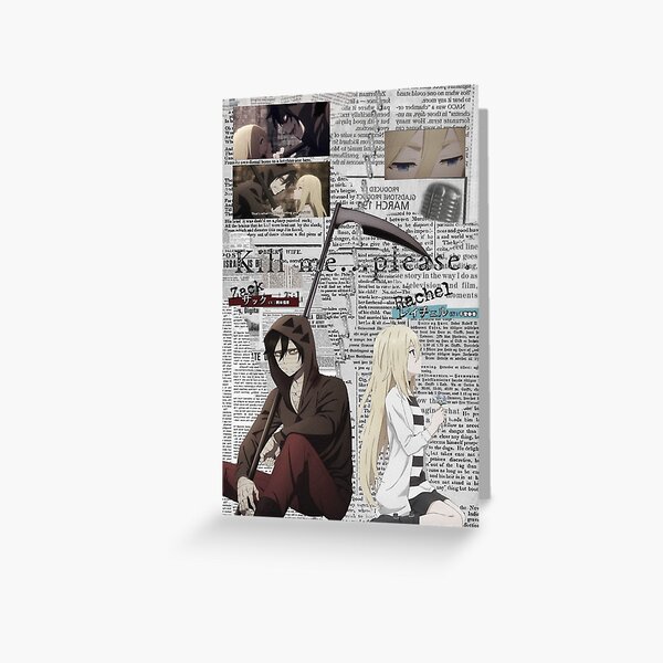 ANGELS OF DEATH POSTER Greeting Card