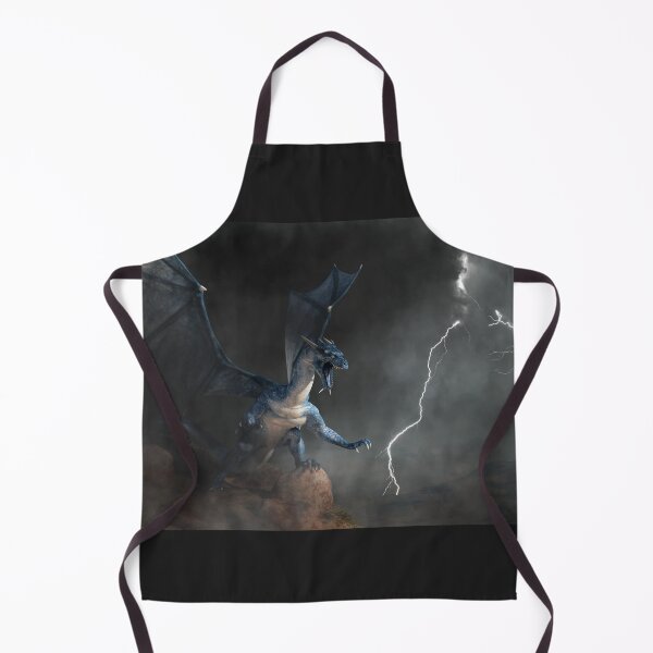 Item preview, Blue Dragon with Lightning designed and sold by Daniel Eskridge.