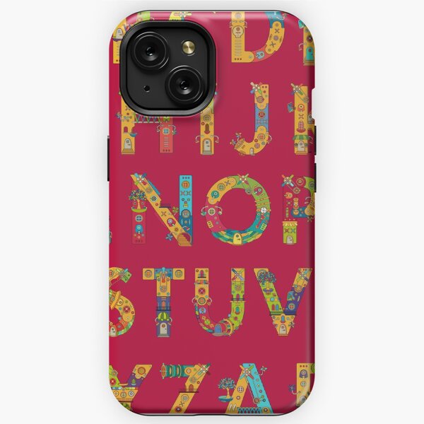 AlphaPod Letters iPhone Tough Case