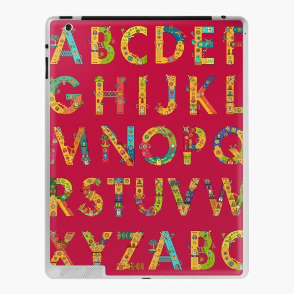 AlphaPod Letters iPad Skin